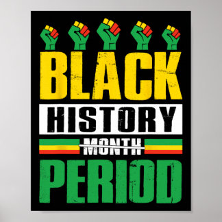 Schwarzgeschichte Monatszeit Bhm African American Poster