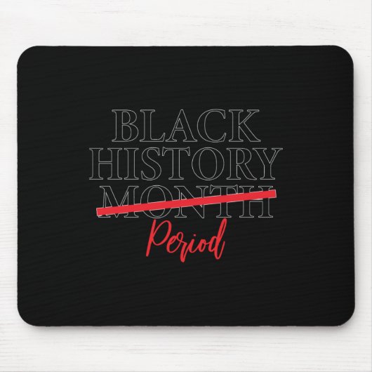 Schwarzgeschichte Mousepad (Vorne)