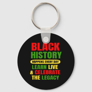 Schwarzgeschichte passiert jeden Tag Schwarzgeschi Schlüsselanhänger