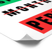 Schwarzgeschichte Poster (Ecke)