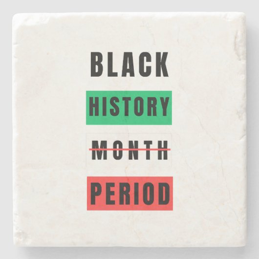 Schwarzgeschichte Steinuntersetzer (Vorderseite)