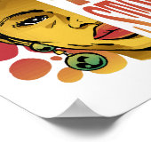 Schwarzgeschichte Sturm Poster (Ecke)