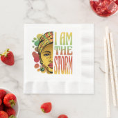 Schwarzgeschichte Sturm Serviette (Beispiel)