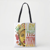 Schwarzgeschichte Sturm Tasche (Vorderseite)