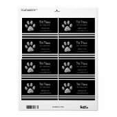 Schwarzgestreifte Hundekuh Haustierzucht Busine (Vorne)