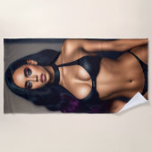 Schwarzgiftmodell Strandtuch (Vorderseite)