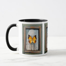 Schwarzgrenzenlose Anklagen Schmetterling-Kaffeepa Tasse