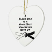 Schwarzgurt Keramikornament (Links)