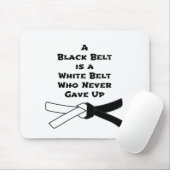 Schwarzgurt Mousepad (Mit Mouse)