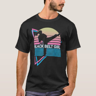 Schwarzgürtel Mädchen - Judo Karate Jiu Jitsu Taek T-Shirt