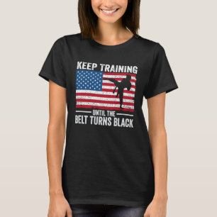 Schwarzgurtel Martial Arts Training Karate Männer  T-Shirt
