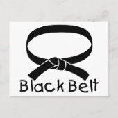 Schwarzgürtel Postkarte (Vorderseite)