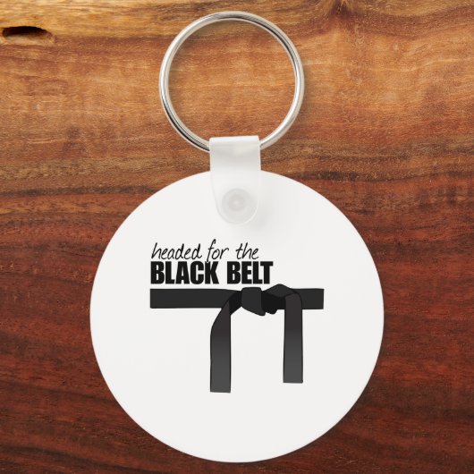 Schwarzgürtel Schlüsselanhänger (Vorderseite)