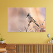 Schwarzhalsammer Leinwanddruck (Insitu (Wohnzimmer))