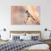 Schwarzhalsammer Leinwanddruck (Insitu (Schlafzimmer))