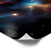 Schwarzhalsnebel Poster (Ecke)