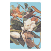 Schwarzhaltiger Kuckuckoo-Vogel Mini Klemmbrett (Rückseite)