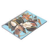 Schwarzhaltiger Kuckuckoo-Vogel Notizblock (Linke Seite)