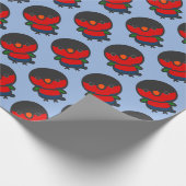 Schwarzhaubenlori Geschenkpapier (Ecke)