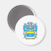Schwarzholzmantel Magnet (Vorderseite/Rückseite)
