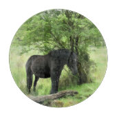 SCHWARZHORSE SCHNEIDEBRETT (Vorderseite)