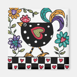 Schwarzhühnermagnet Magnet