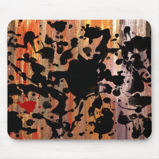 SCHWARZINK | Grunge-Malerei Mousepad (Vorne)