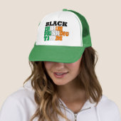 Schwarzirisches Trinkteam Truckerkappe (Beispiel)