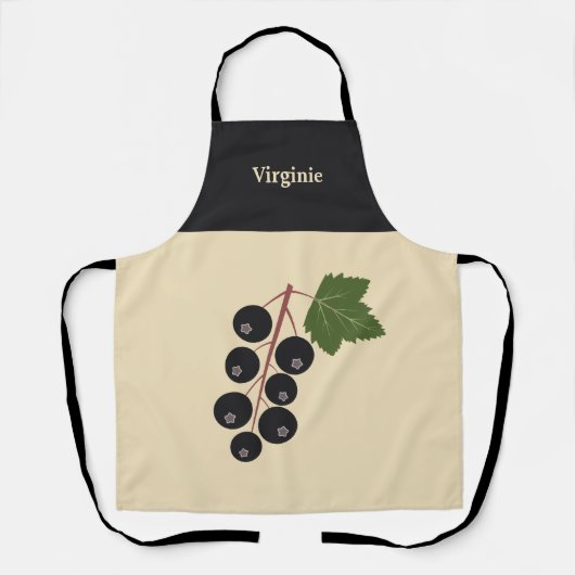 SchwarzJohannisbeere Schürze (Vorderseite)