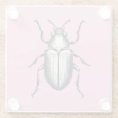 Schwarzkäfer Glasuntersetzer (Rückseite)