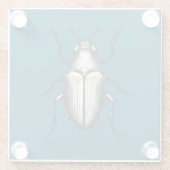 Schwarzkäfer Glasuntersetzer (Rückseite)