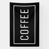 SCHWARZKAFFEE-SIGN BANNER (Vertikal)