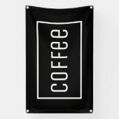 SCHWARZKAFFEE-SIGN BANNER (Vertikal)