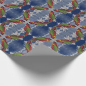 Schwarzkappengeschoss Geschenkpapier (Ecke)