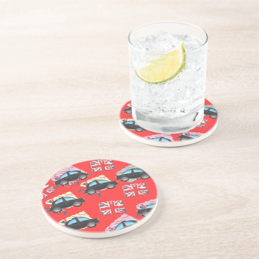 Schwarzkasten Getränkeuntersetzer (Seite)