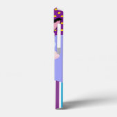 Schwarzkätzchen Ostereier - Punkte und Streifen Case-Mate iPhone Hülle (Rückseite / Links)