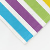 Schwarzkätzchen Ostereier - Punkte und Streifen Fleecedecke (Ecke)