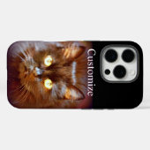 Schwarzkatze Case-Mate iPhone Hülle (Rückseite (Horizontal))