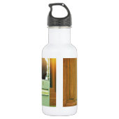 Schwarzkatze Edelstahlflasche (Rückseite)
