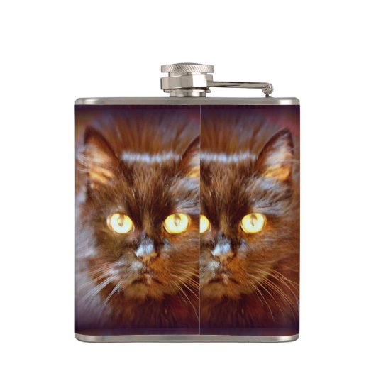 Schwarzkatze Flachmann (Rückseite)