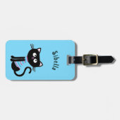 Schwarzkatze Gepäckanhänger (Vorderseite horizontal)