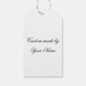 Schwarzkatze Geschenkanhänger (Rückseite)