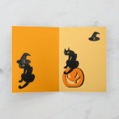 SCHWARZKATZE-HALLOWEEN-PARTY KARTE (Innenseite)