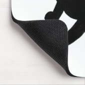 SCHWARZKATZE-HALLOWEEN-PARTY MOUSEPAD (Ecke)