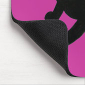 SCHWARZKATZE-HALLOWEEN-PARTY MOUSEPAD (Ecke)