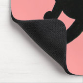 SCHWARZKATZE-HALLOWEEN-PARTY MOUSEPAD (Ecke)