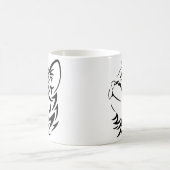 Schwarzkatze Kaffeetasse (Mittel)