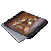 Schwarzkatze Laptopschutzhülle (Vorne Knopf)