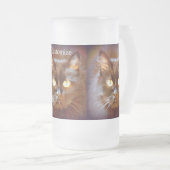 Schwarzkatze Mattglas Bierglas (VorderseiteRechts)