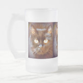 Schwarzkatze Mattglas Bierglas (Links)